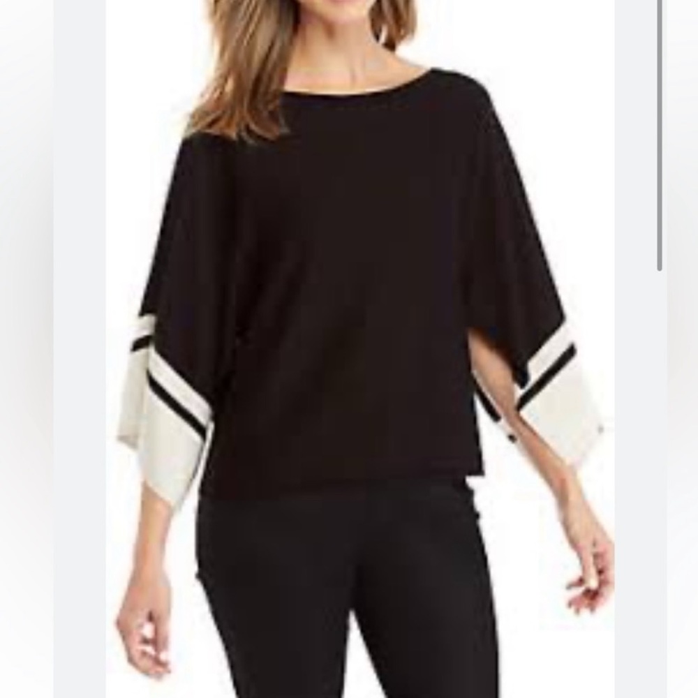 Eileen Fisher colorblock sweater sz large